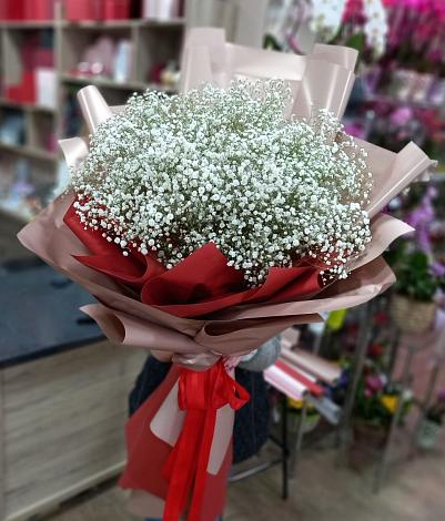Букет цветов из: Гипсофила в Юрьеве-Польском