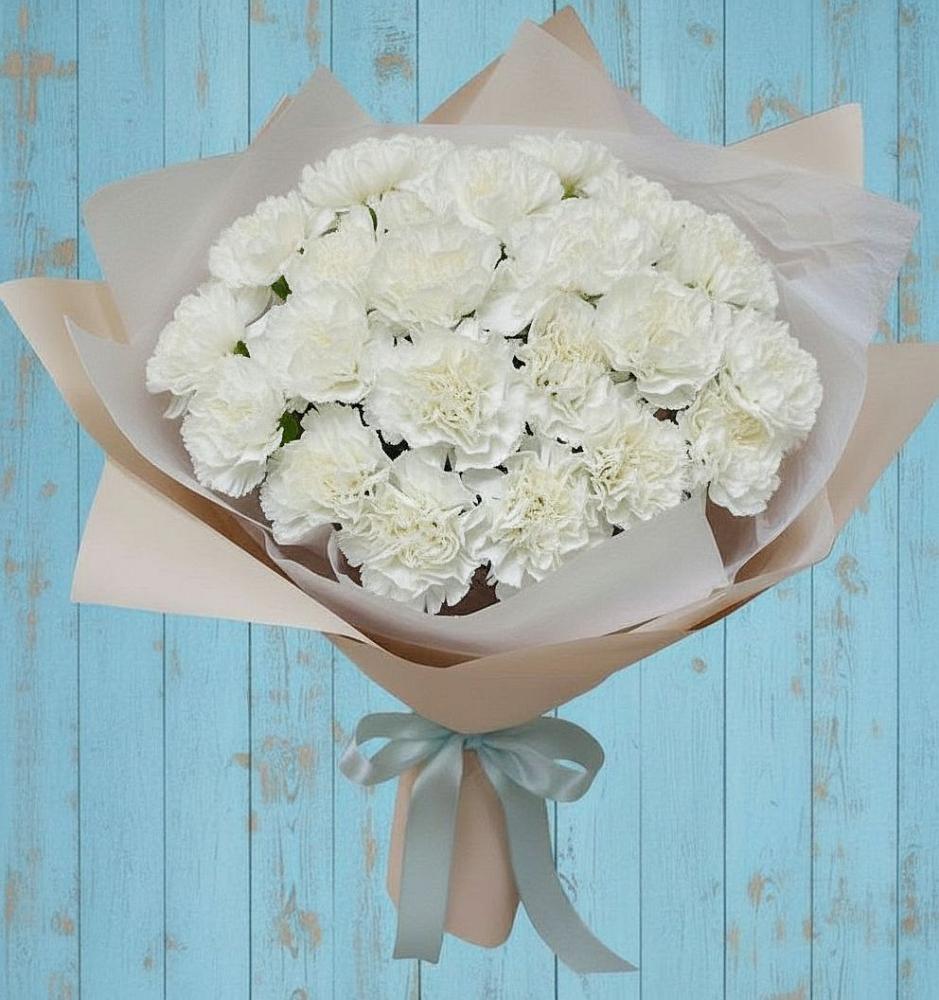 Букет цветов из: Гвоздики в Юрьеве-Польском