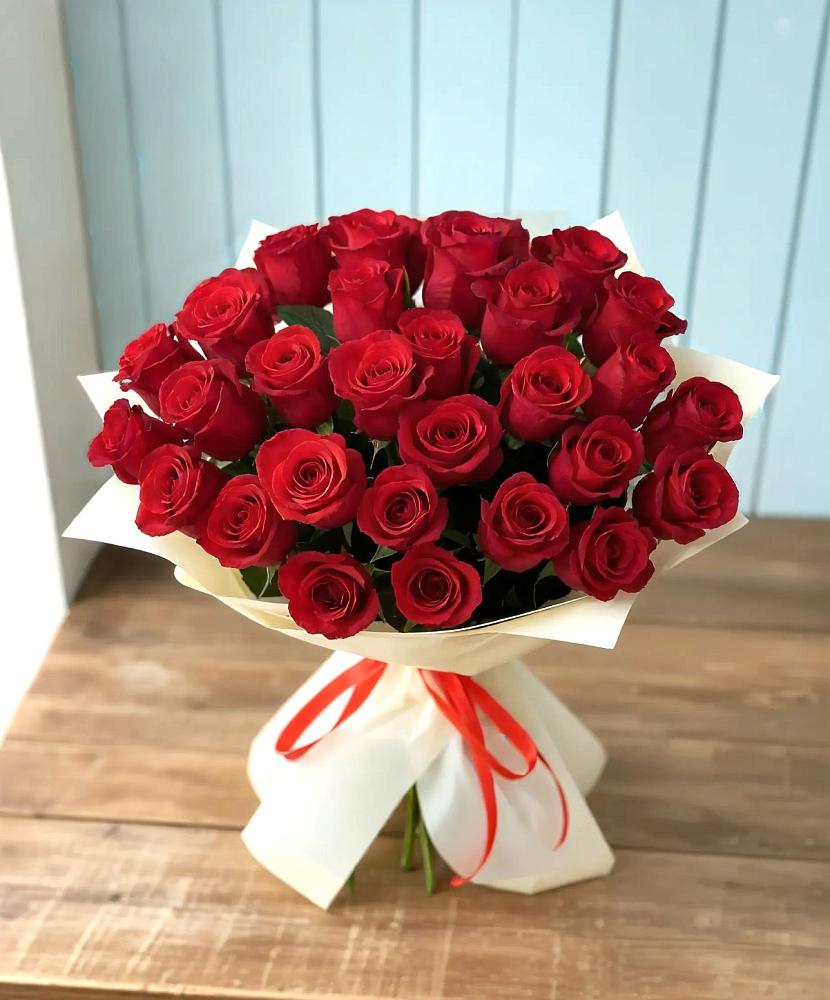 Букет 29 Красных роз в Юрьеве-Польском