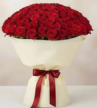 Букет 101 Красная роза Милано в Юрьеве-Польском