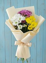 Букет цветов из:  Хризантемы в Юрьеве-Польском