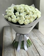 Букет 35 Белых роз в Юрьеве-Польском