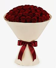Букет 101 Бордовая роза Блэк Бакарра в Юрьеве-Польском