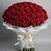 Букет 101 Красная роза Блэк Мэджик в Юрьеве-Польском
