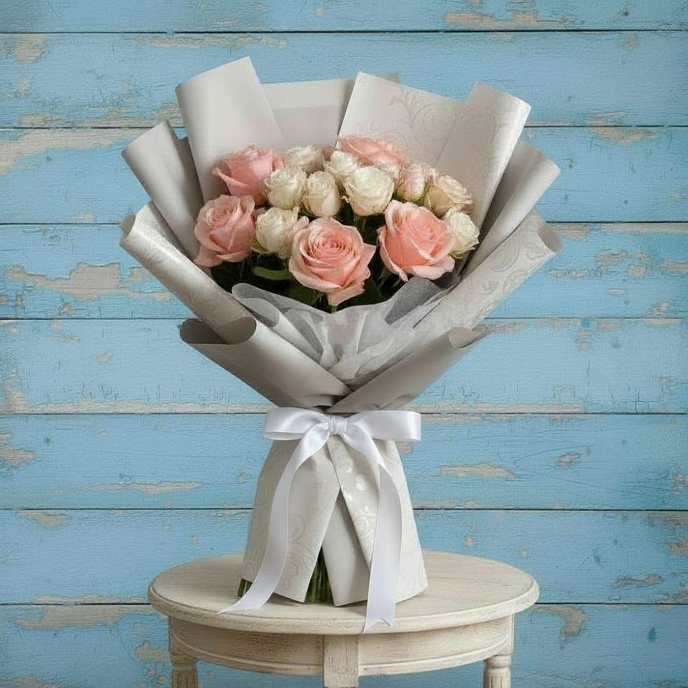 Букет цветов из: Розы в Юрьеве-Польском