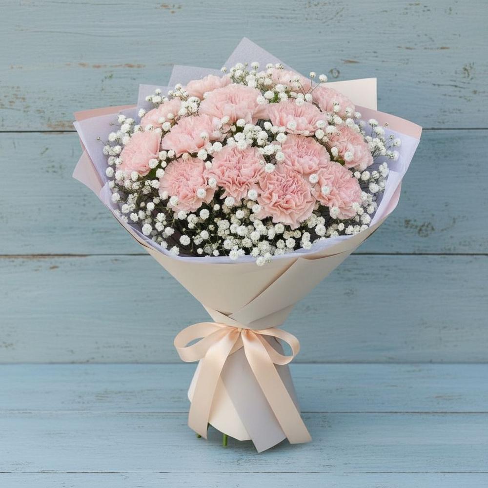 Букет цветов из: Гвоздики в Юрьеве-Польском