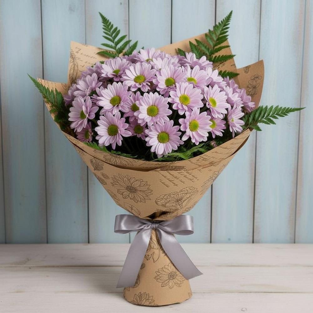 Букет цветов из: Хризантемы в Юрьеве-Польском