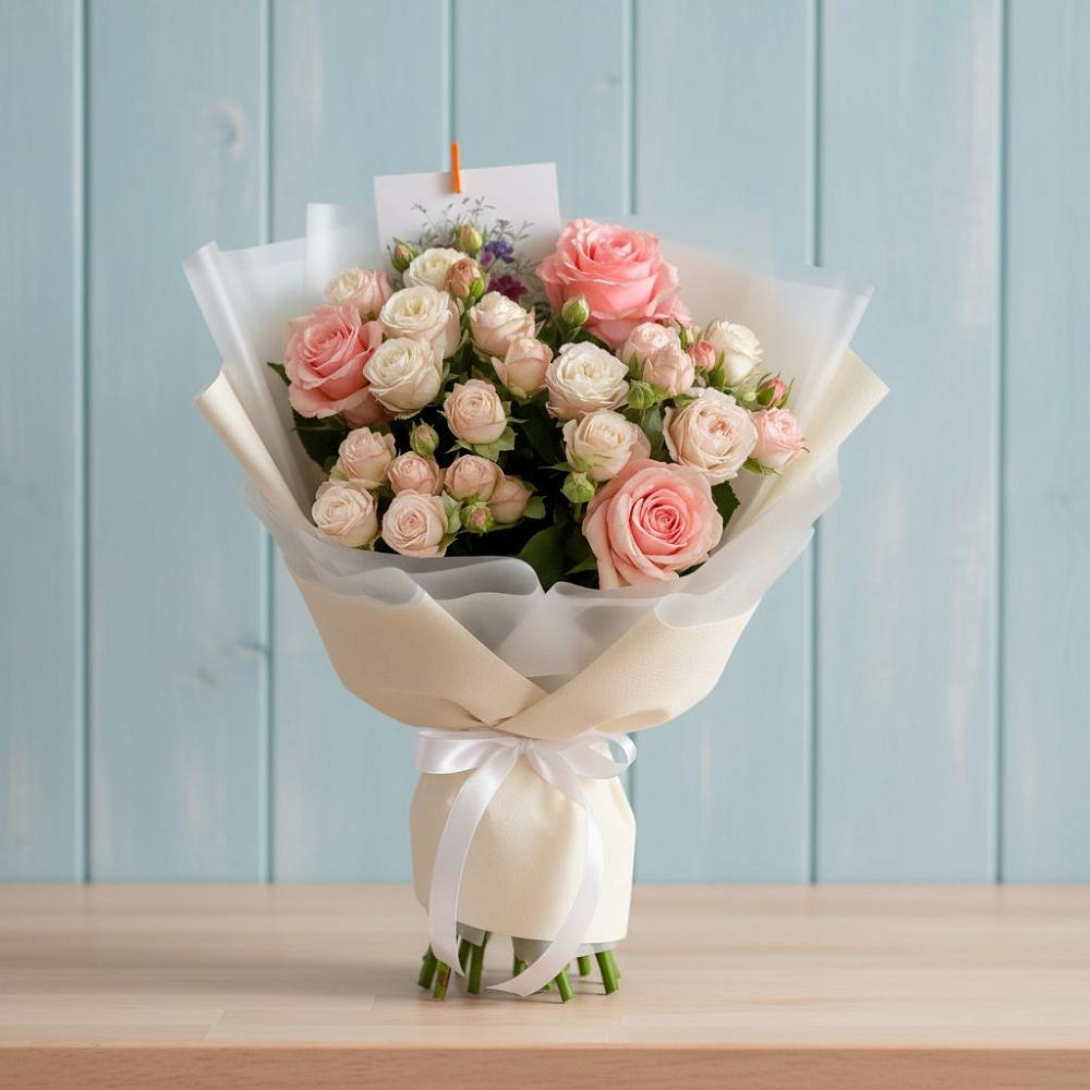 Букет цветов из: Розы в Юрьеве-Польском