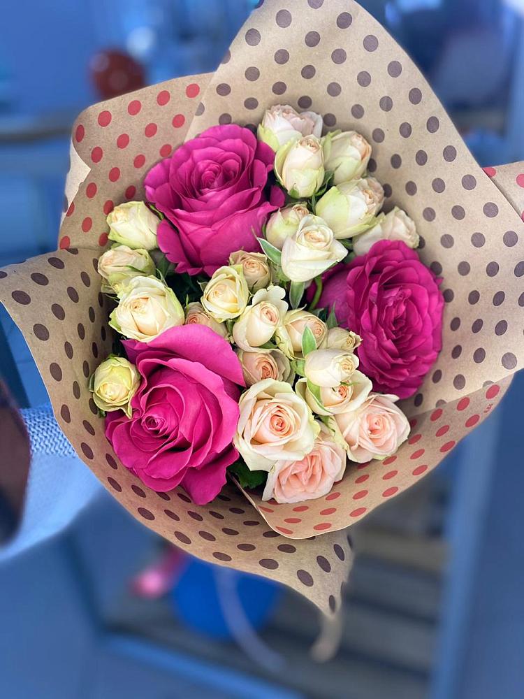 Букет цветов из: Розы в Юрьеве-Польском