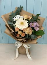 Букет цветов из:  Герберы и Хризантемы в Юрьеве-Польском