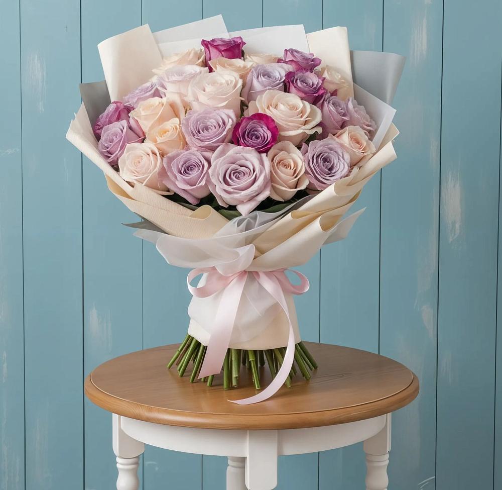 Букет цветов из: Розы в Юрьеве-Польском