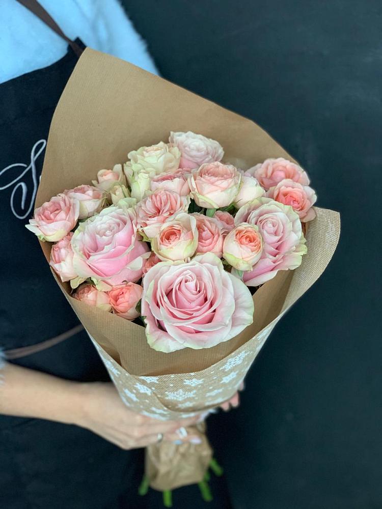 Букет цветов из: Хризантемы и Розы в Юрьеве-Польском