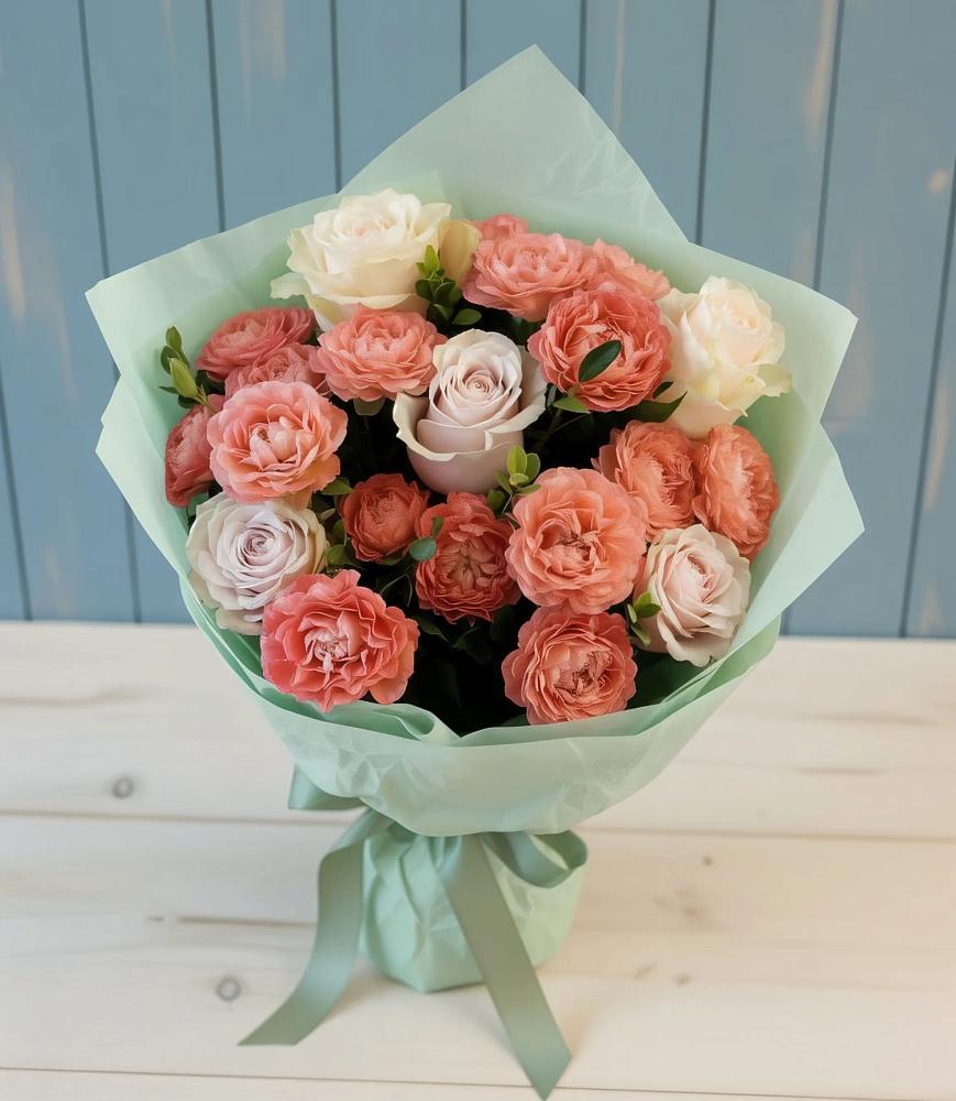 Букет цветов из: Розы в Юрьеве-Польском