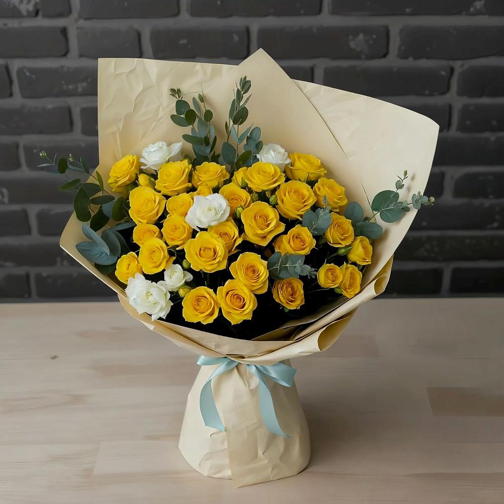 Букет цветов из: Розы в Юрьеве-Польском