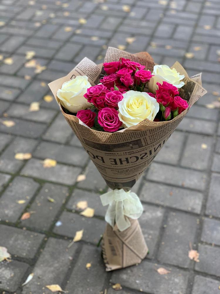 Букет цветов из: Розы в Юрьеве-Польском