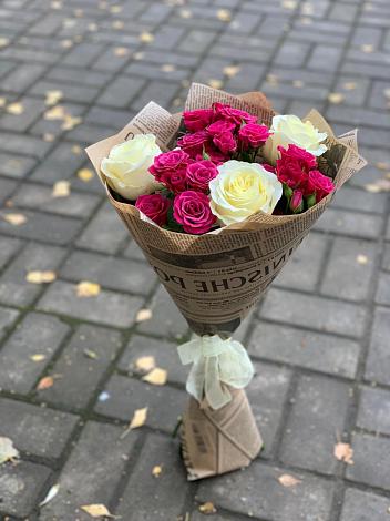 Букет цветов из: Розы в Юрьеве-Польском