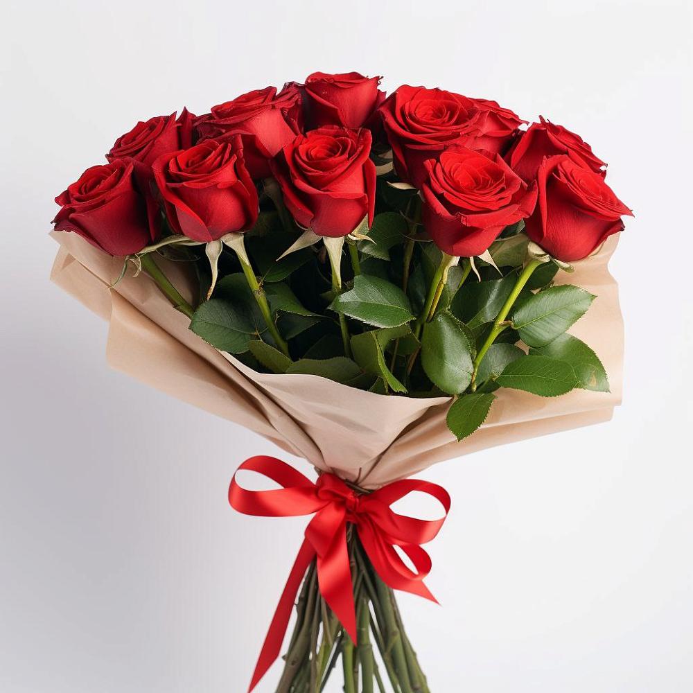 Букет 11 Красных роз Эдлесс Лав в Юрьеве-Польском