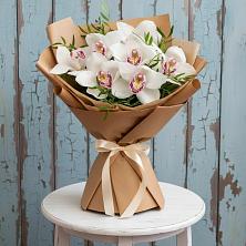 Букет цветов из:  Орхидеи и Розы в Юрьеве-Польском